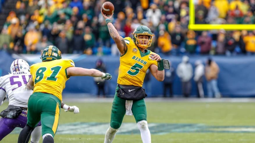 NDSU Quarterback Trey Lance Declares For The 2021 NFL Draft