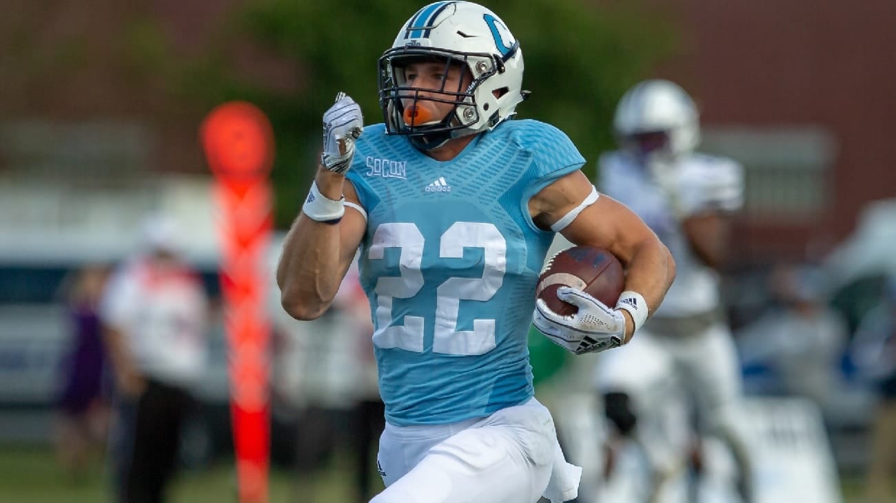 The Citadel's WR Raleigh Webb has been a big-play threat for four years (The Citadel Athletics)