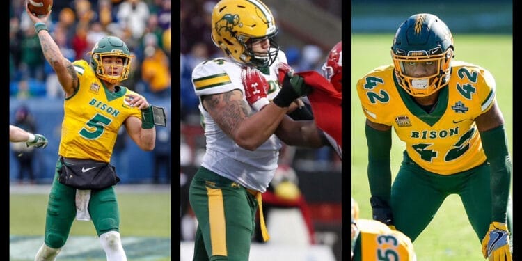 Former North Dakota State standouts Trey Lance, Dillon Radunz, and Jabril Cox were picked on Day 1 and Day 2 of the draft.