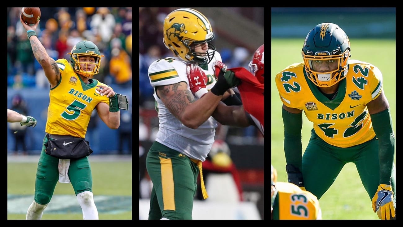Former North Dakota State standouts Trey Lance, Dillon Radunz, and Jabril Cox were picked on Day 1 and Day 2 of the draft.