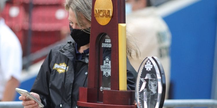 FCS championship trophy