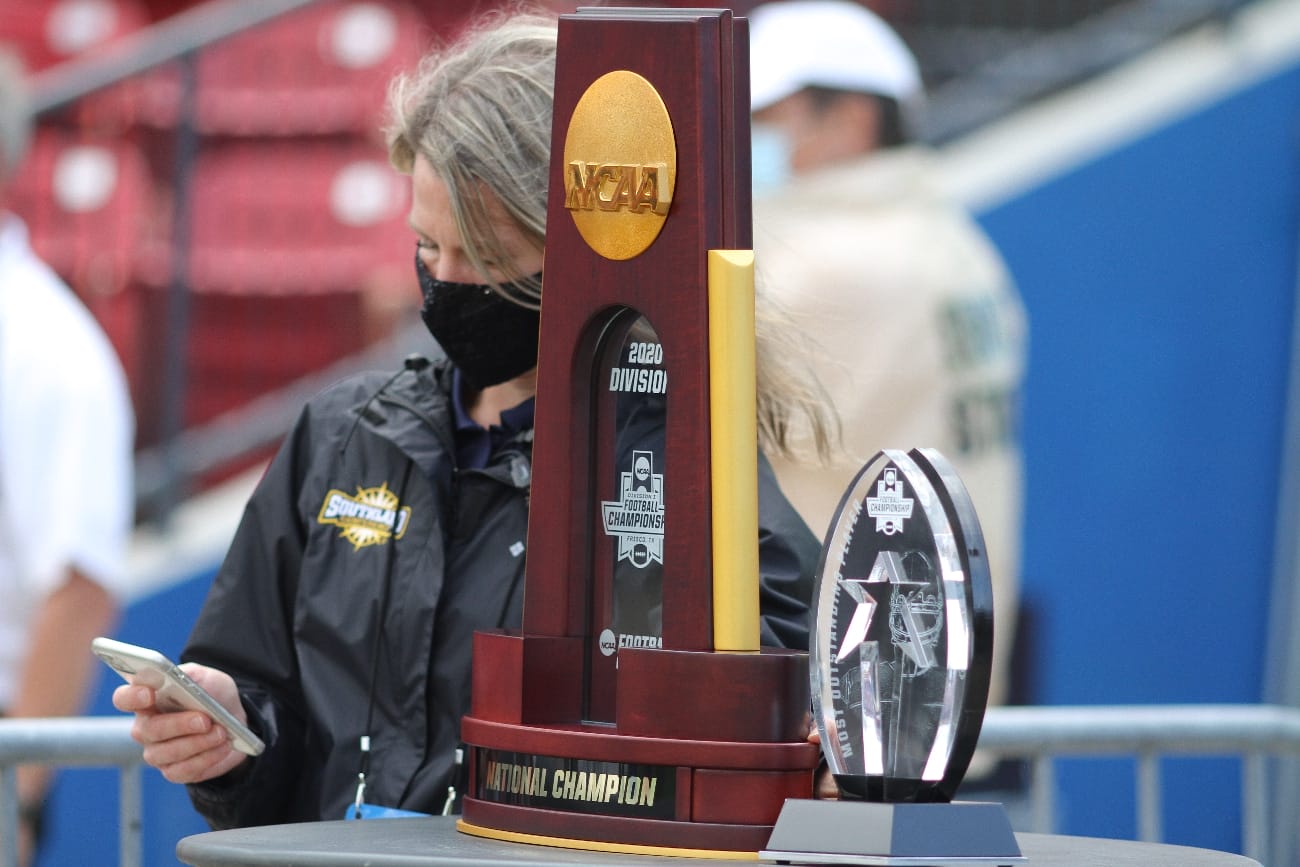FCS championship trophy