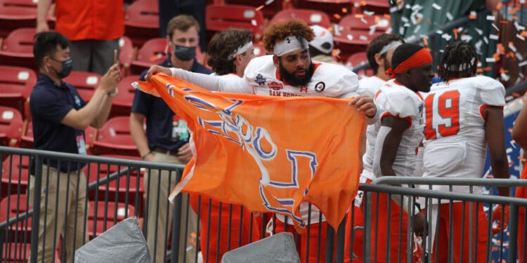 SHSU national title celebration
