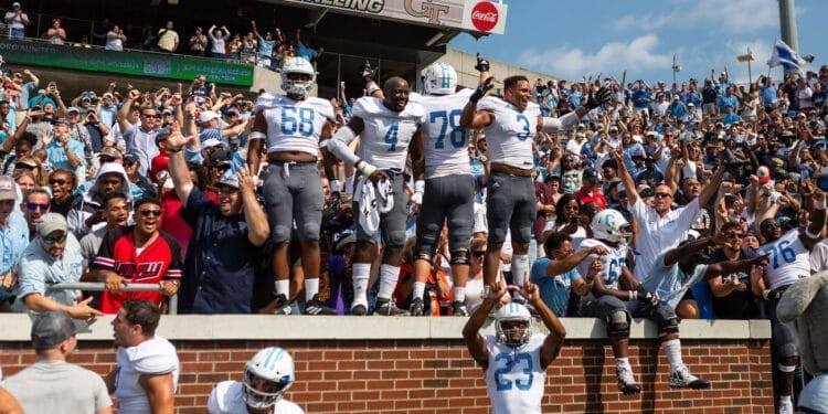 The Citadel defeated Georgia Tech 27-24 in 2019 and got $400,000 to do it. (Photo: The Citadel Athletics)