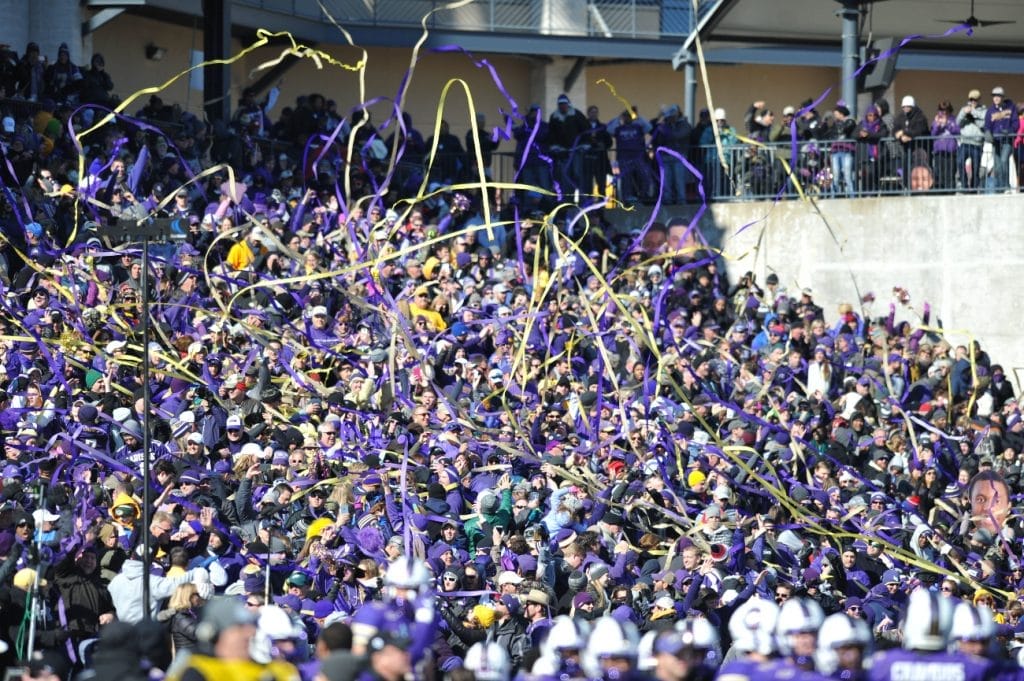 JMU football streamers