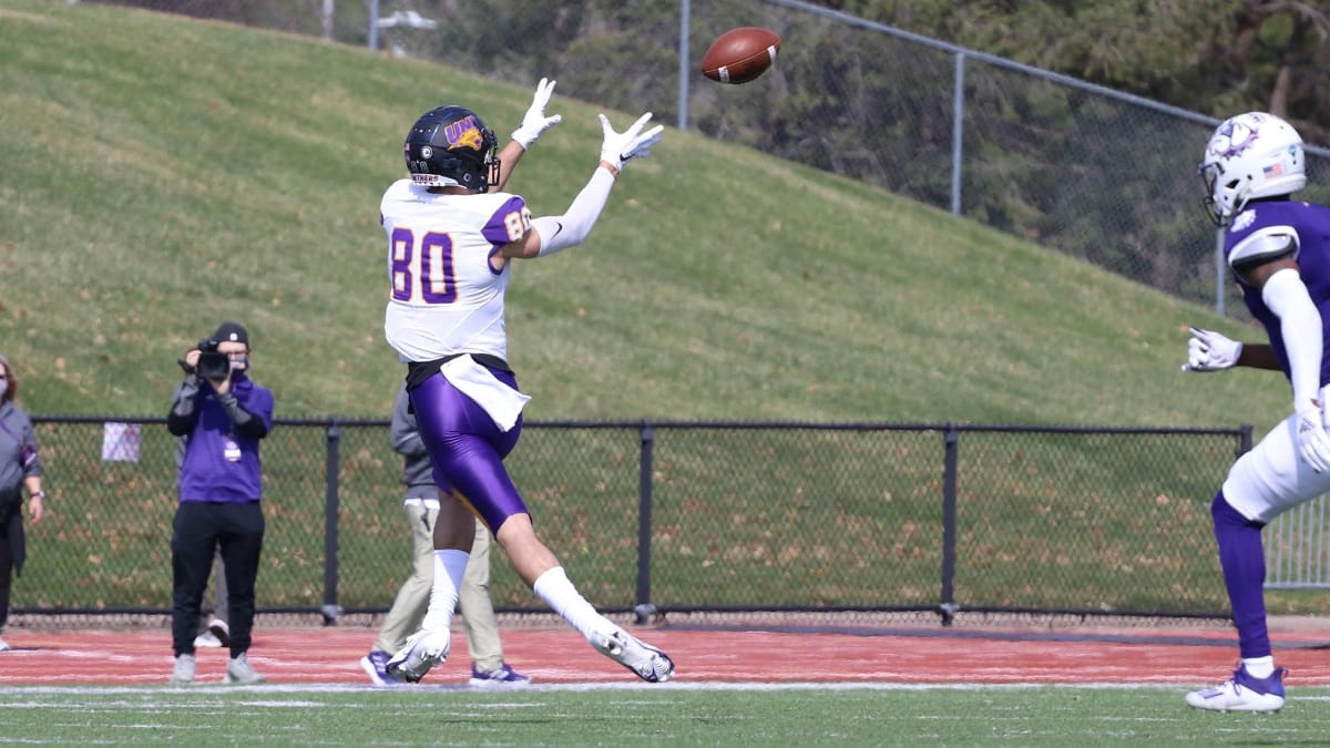 UNI football wide receiver Isaiah Weston puts up impressive marks