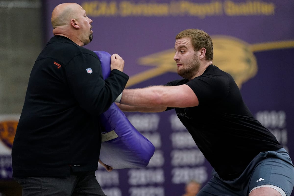 Trevor Penning pro day