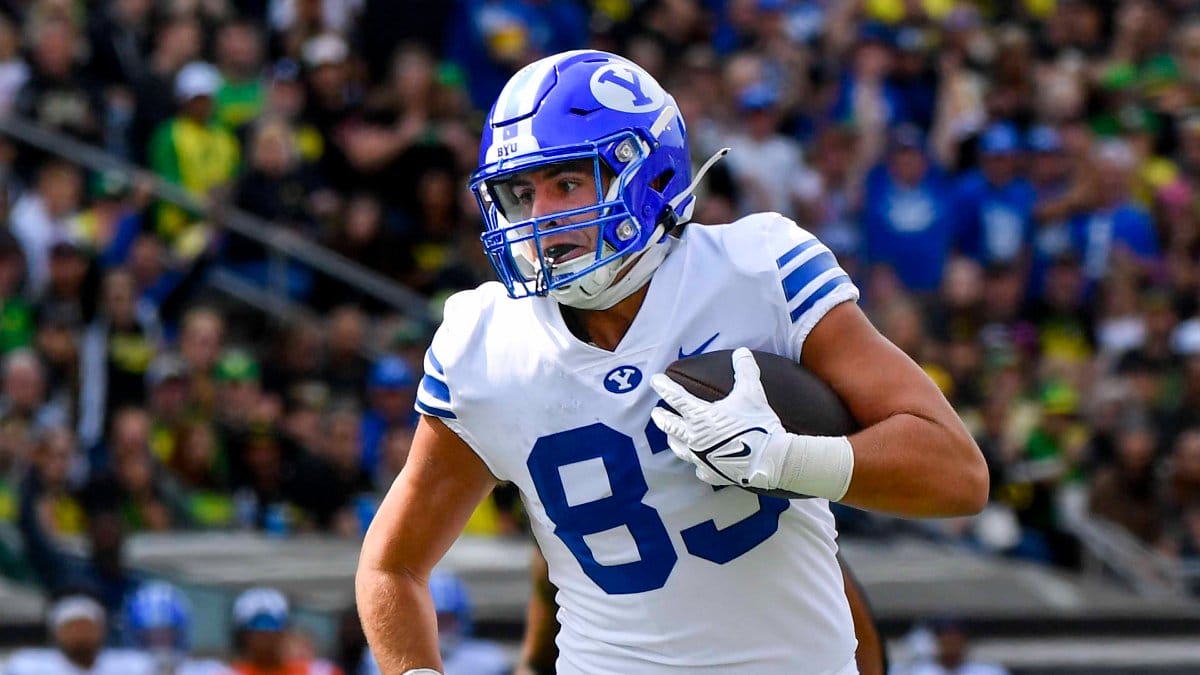 BYU tight end Isaac Rex