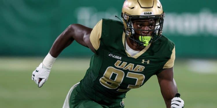 UAB wide receiver Jordan Palmer