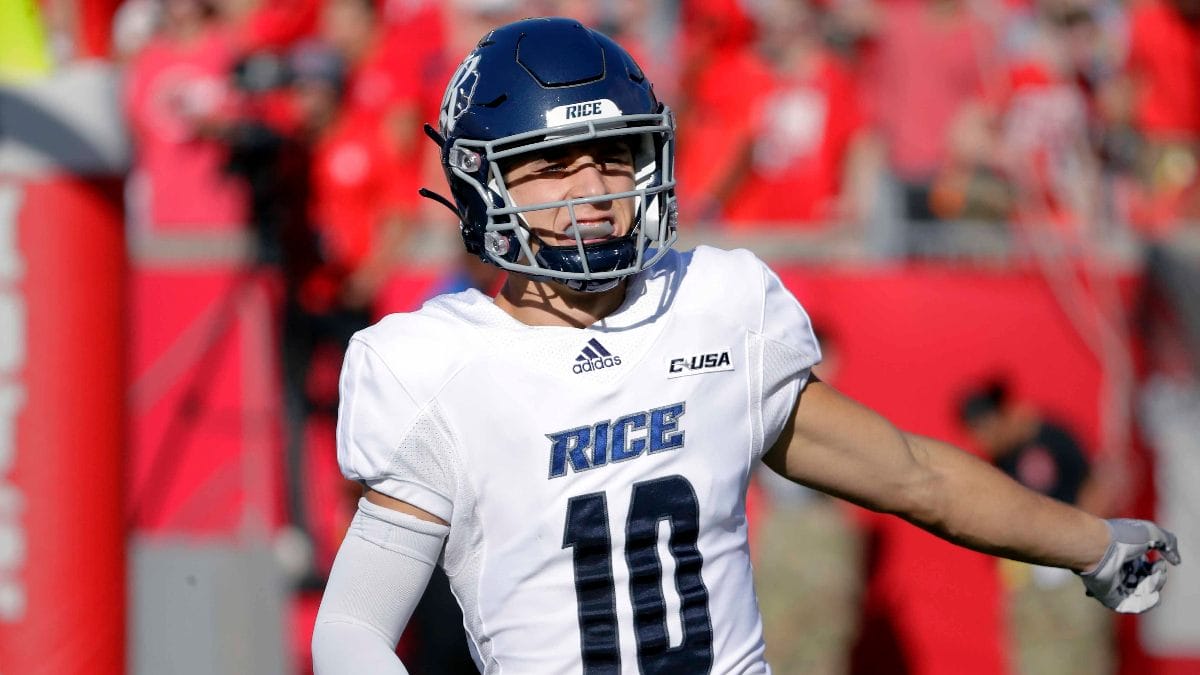 Rice wide receiver Luke McCaffrey
