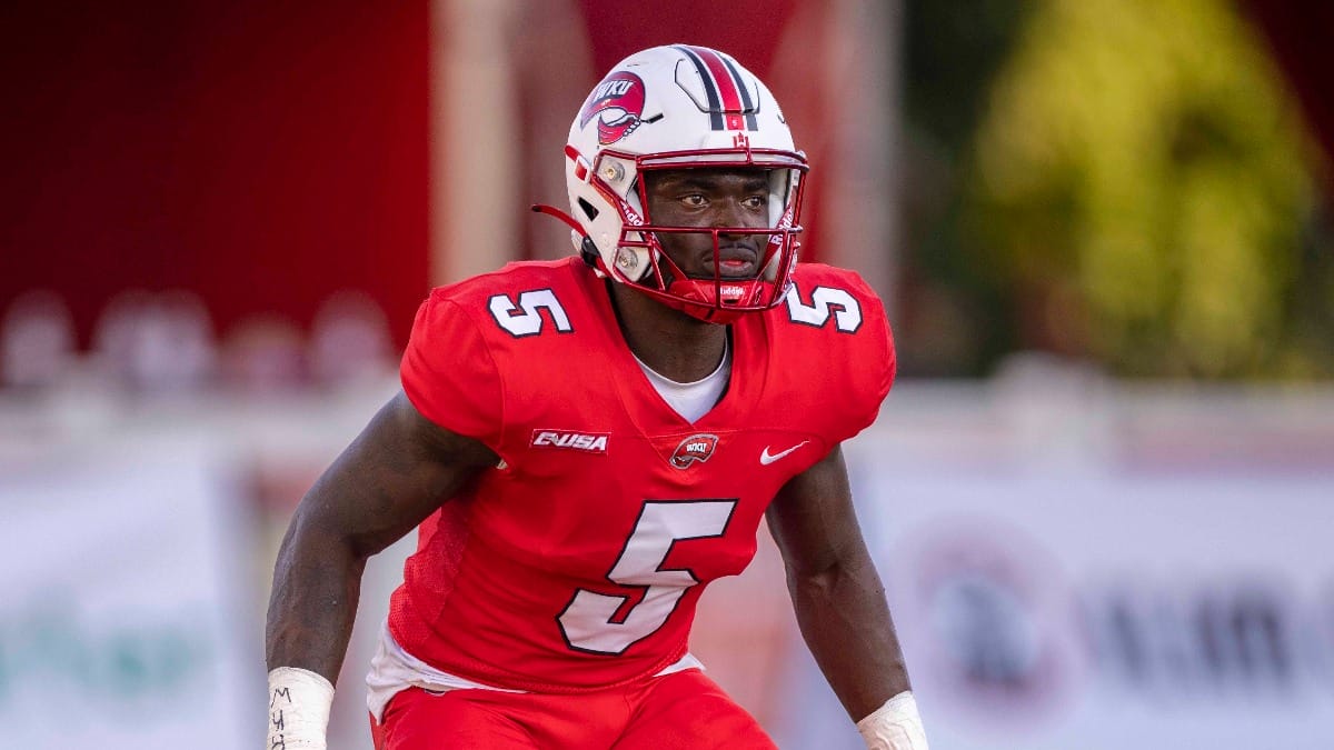 WKU defensive back Rome Weber