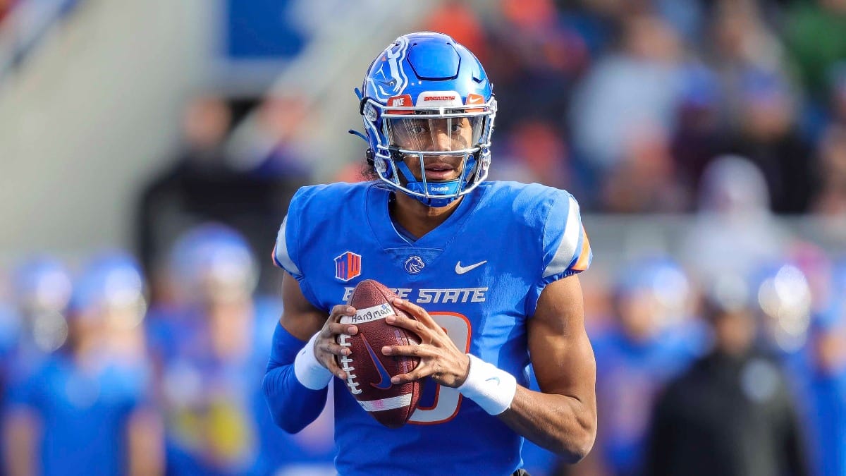 Boise State quarterback Taylen Green