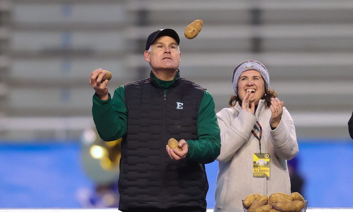 Eastern Michigan coach Chris Creighton