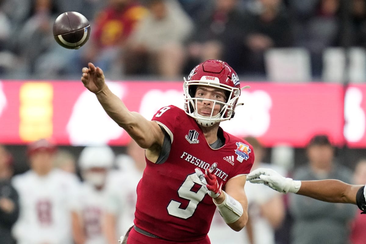 Fresno State quarterback Jake Haener