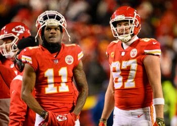 Marquez Valdes-Scantling and Travis Kelce