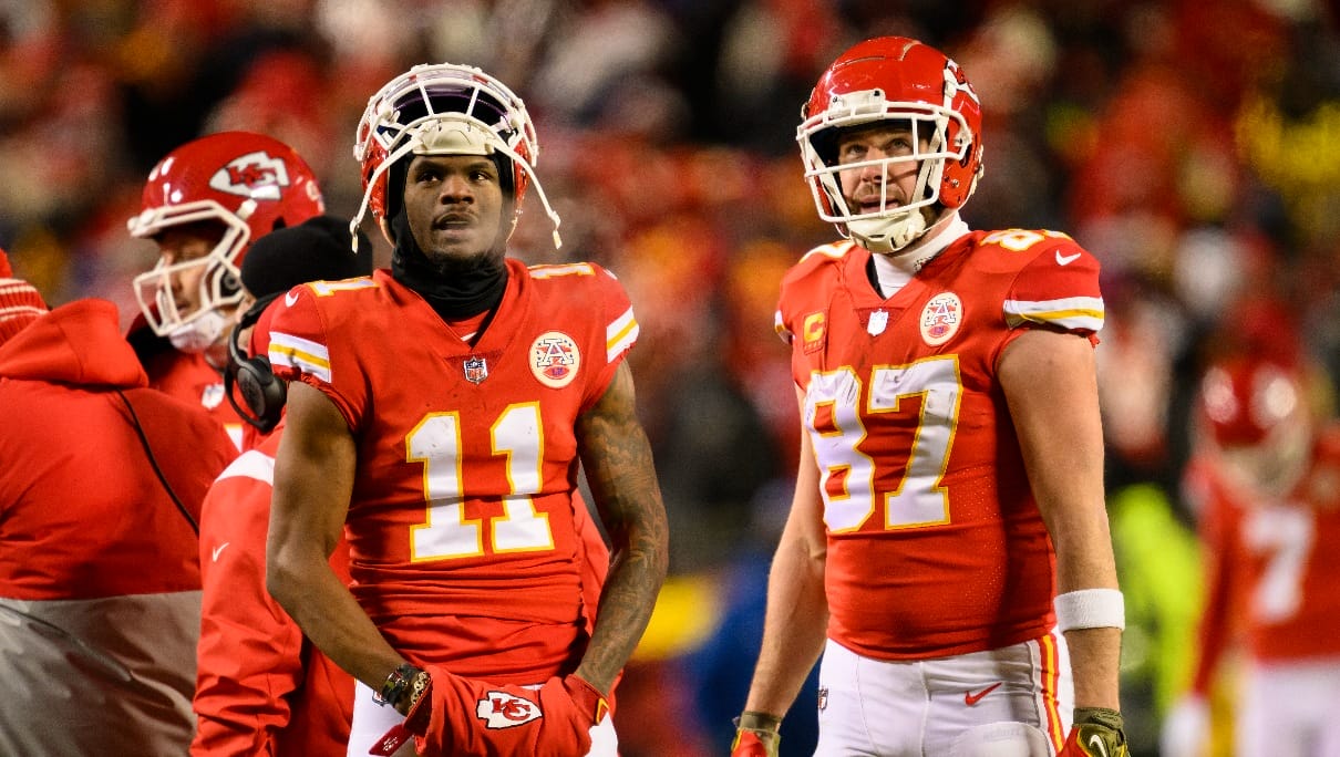 Marquez Valdes-Scantling and Travis Kelce