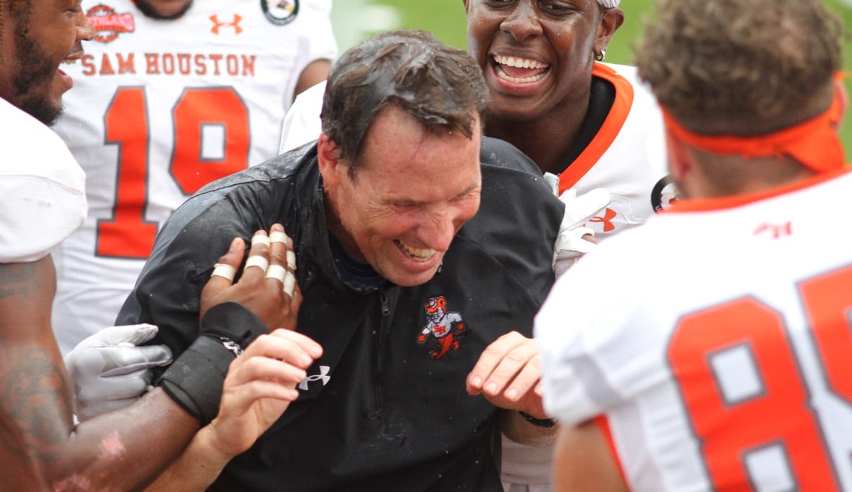 Sam Houston Coach K.C. Keeler Excited About FBS Move - HERO Sports