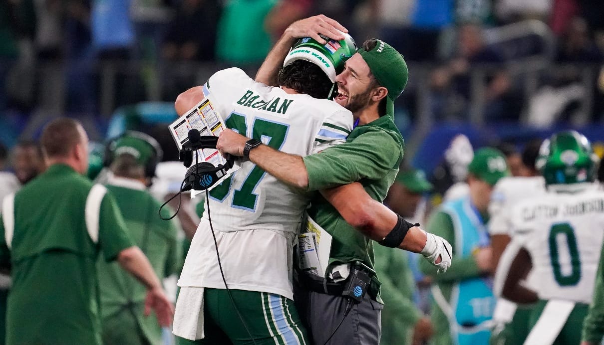 Tulane tight end Alex Bauman
