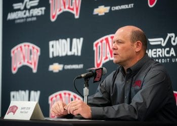 UNLV football head coach Barry Odom