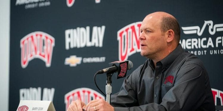 UNLV football head coach Barry Odom