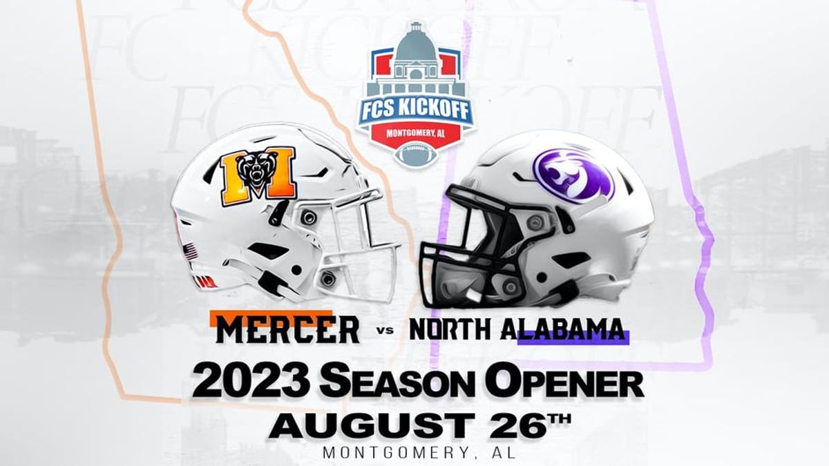 Mercer, North Alabama Will Play In The 2023 FCS Kickoff - HERO Sports