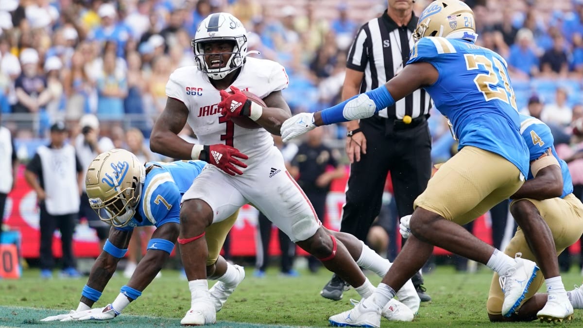 South Alabama running back La'Damian Webb