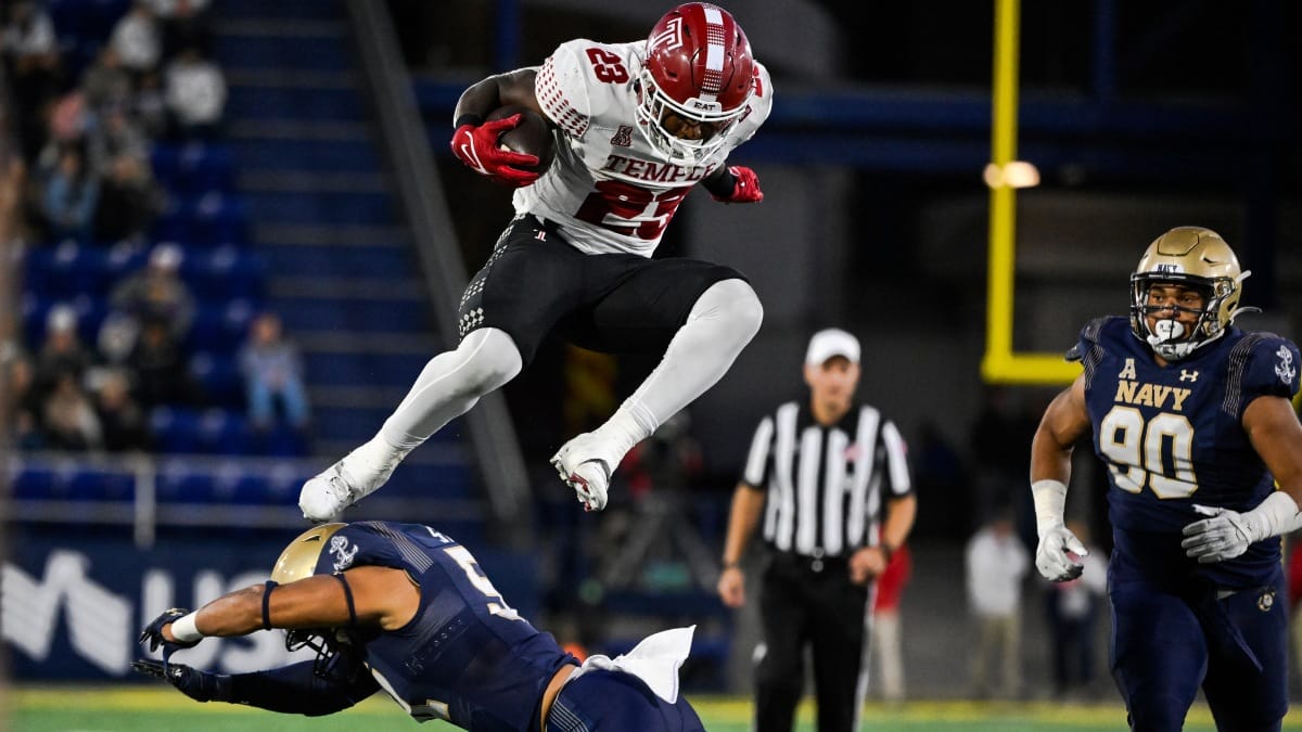 Temple running back Edward Saydee