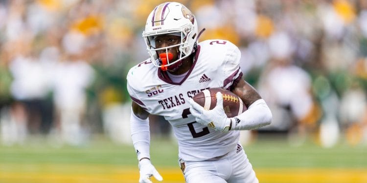 Texas State wide receiver Ashtyn Hawkins