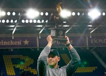 Troy head coach Jon Sumrall