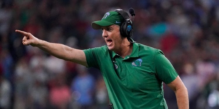 Tulane head coach Willie Fritz