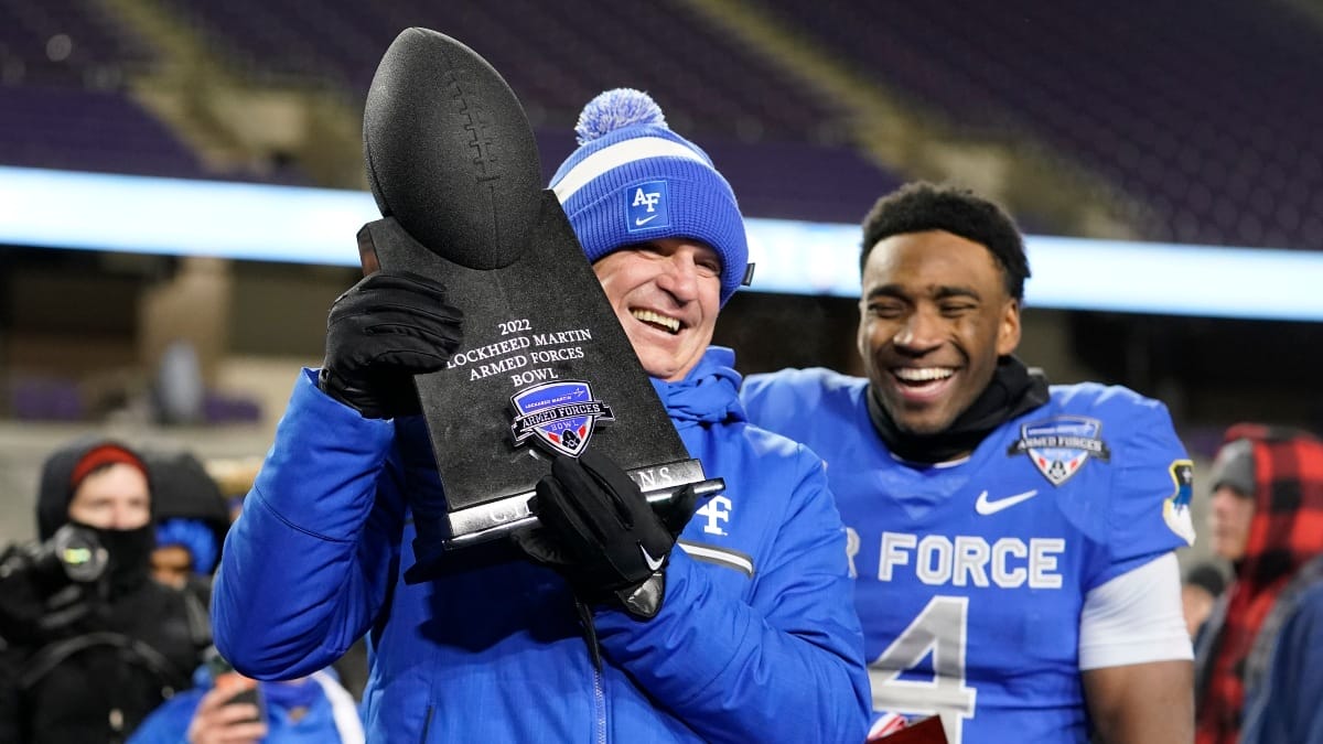 Air Force coach Troy Calhoun