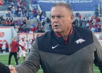 Arkansas head coach Sam Pittman