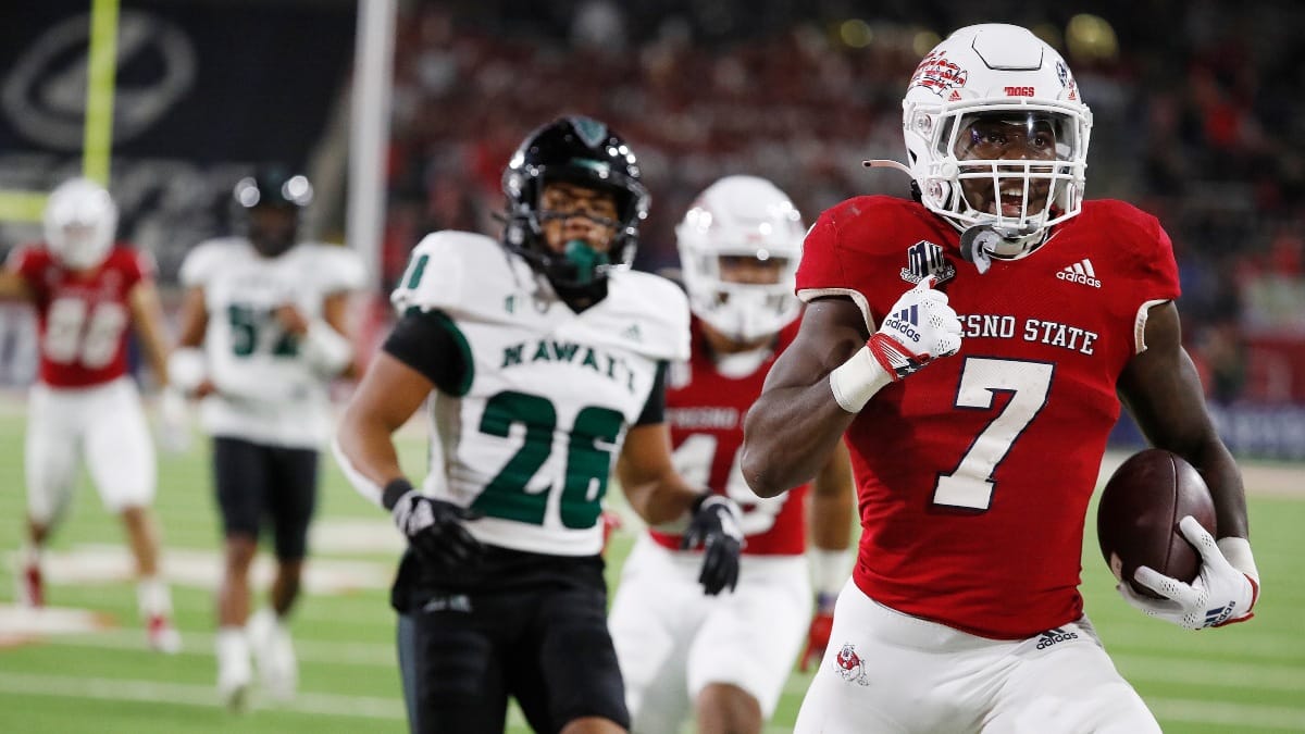 Fresno State running back Jordan Mims