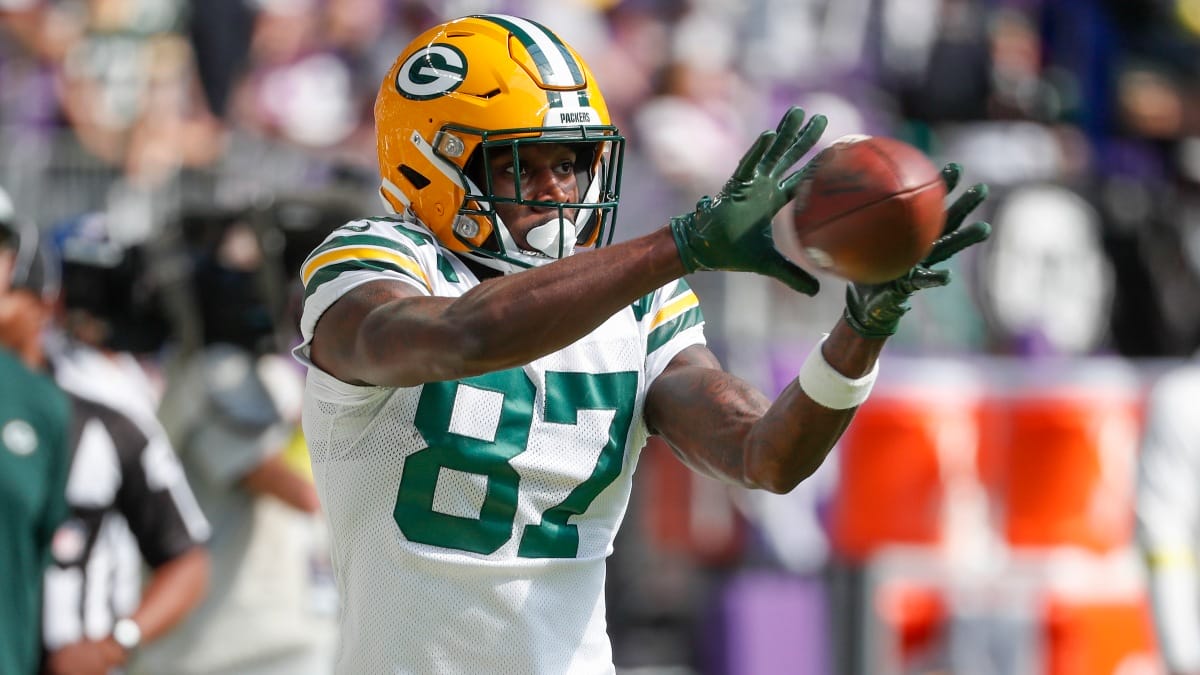 Green Bay Packers wide receiver Romeo Doubs