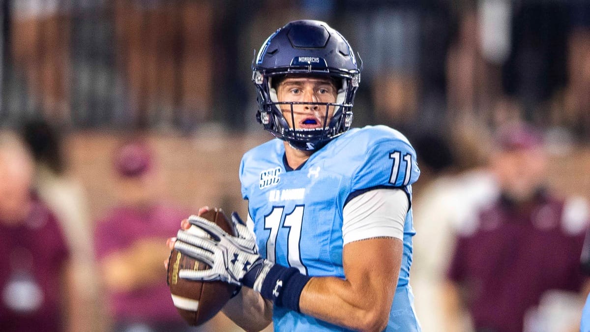 Old Dominion quarterback Hayden Wolff