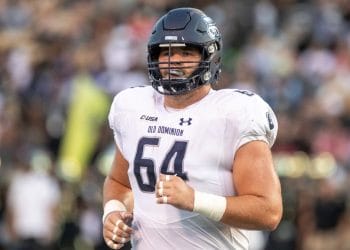 Old Dominion offensive lineman Nick Saldiveri