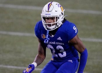 San Jose State cornerback Nehemiah Shelton