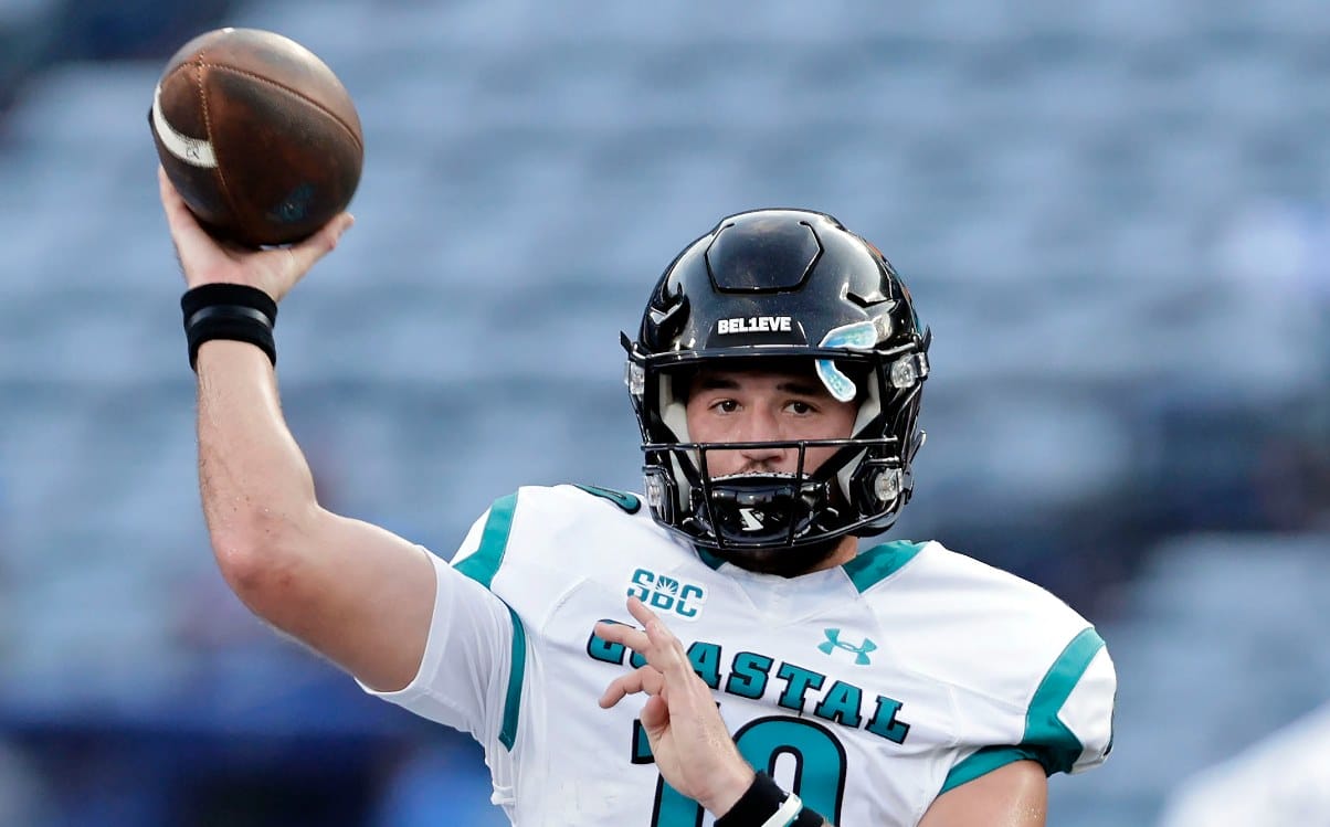 Coastal Carolina QB Grayson McCall out 3-6 weeks - The Athletic