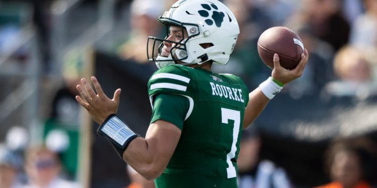 Ohio Bobcats quarterback Kurtis Rourke