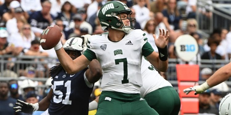 Ohio quarterback Kurtis Rourke