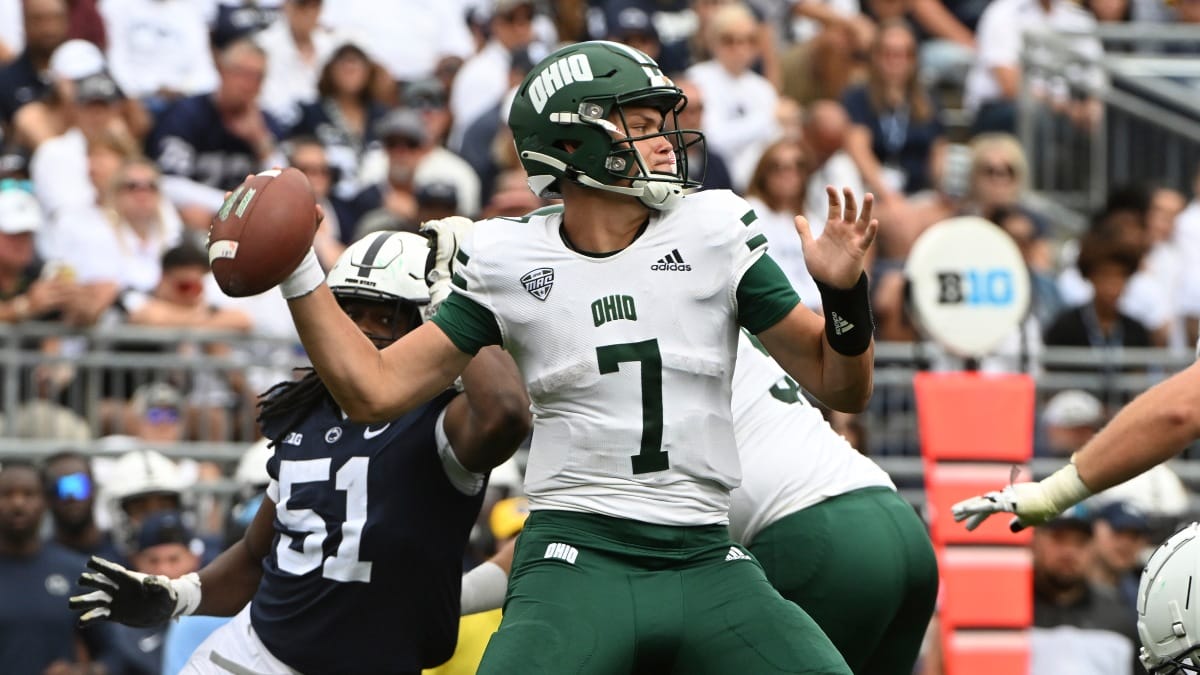 Ohio quarterback Kurtis Rourke