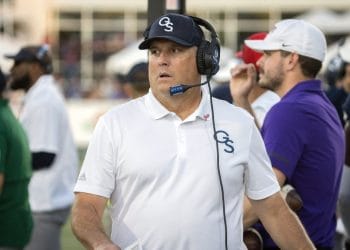 Georgia Southern head coach Clay Helton
