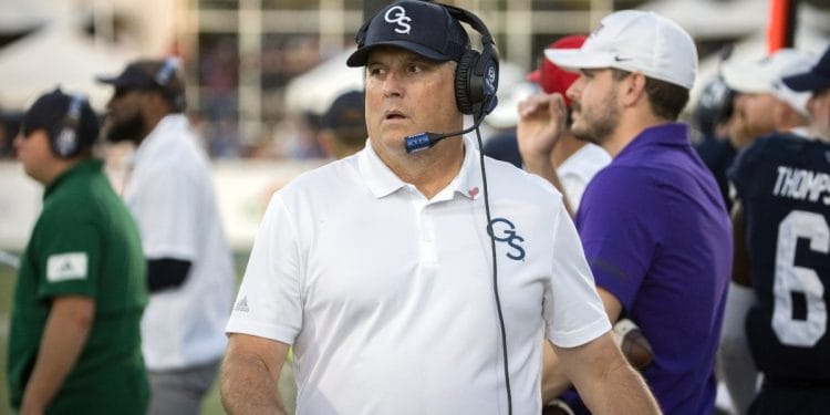 Georgia Southern head coach Clay Helton