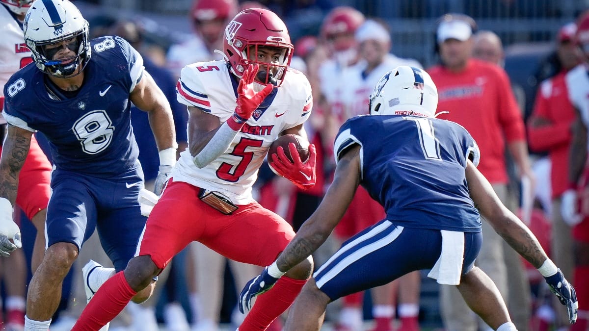 Liberty wide receiver Noah Frith