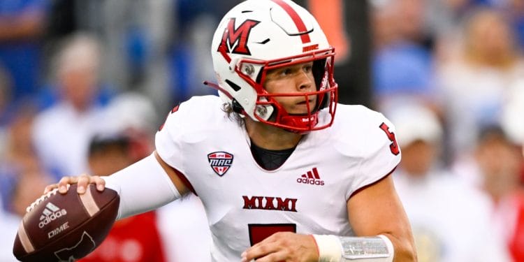 Miami Ohio quarterback Brett Gabbert