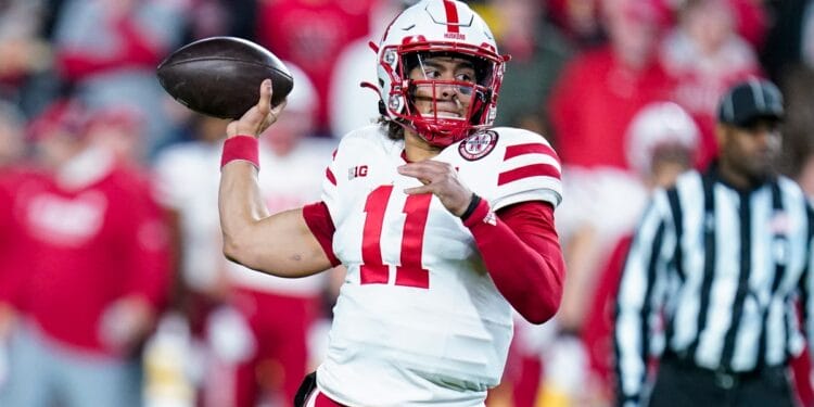 Nebraska quarterback Casey Thompson