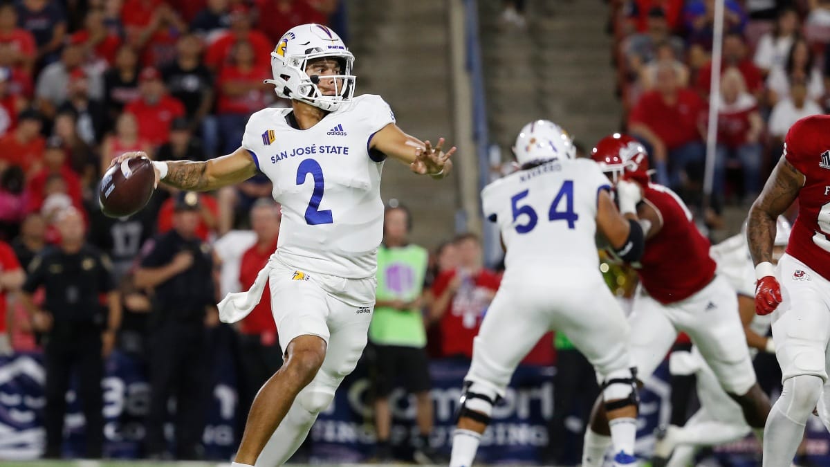 San Jose State quarterback Chevan Cordeiro