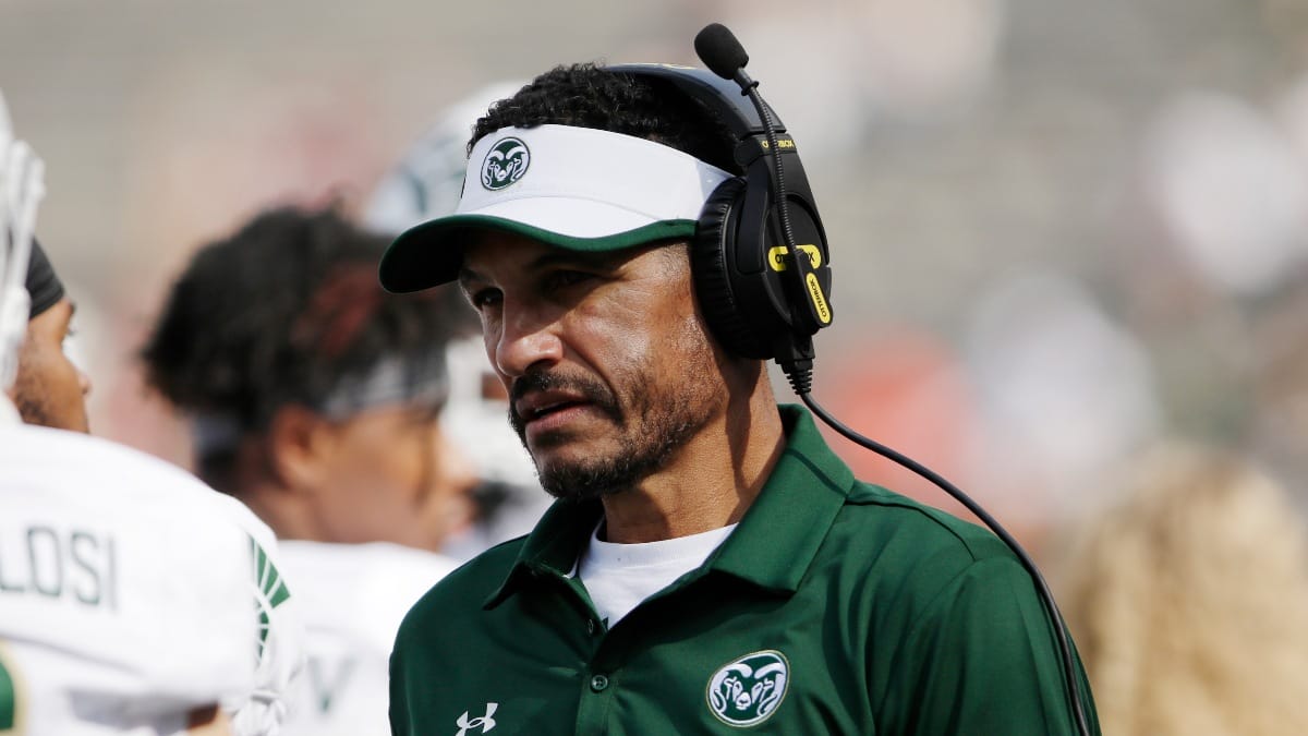 Colorado State head coach Jay Norvell