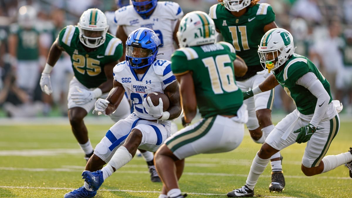 Georgia State running back Marcus Carroll