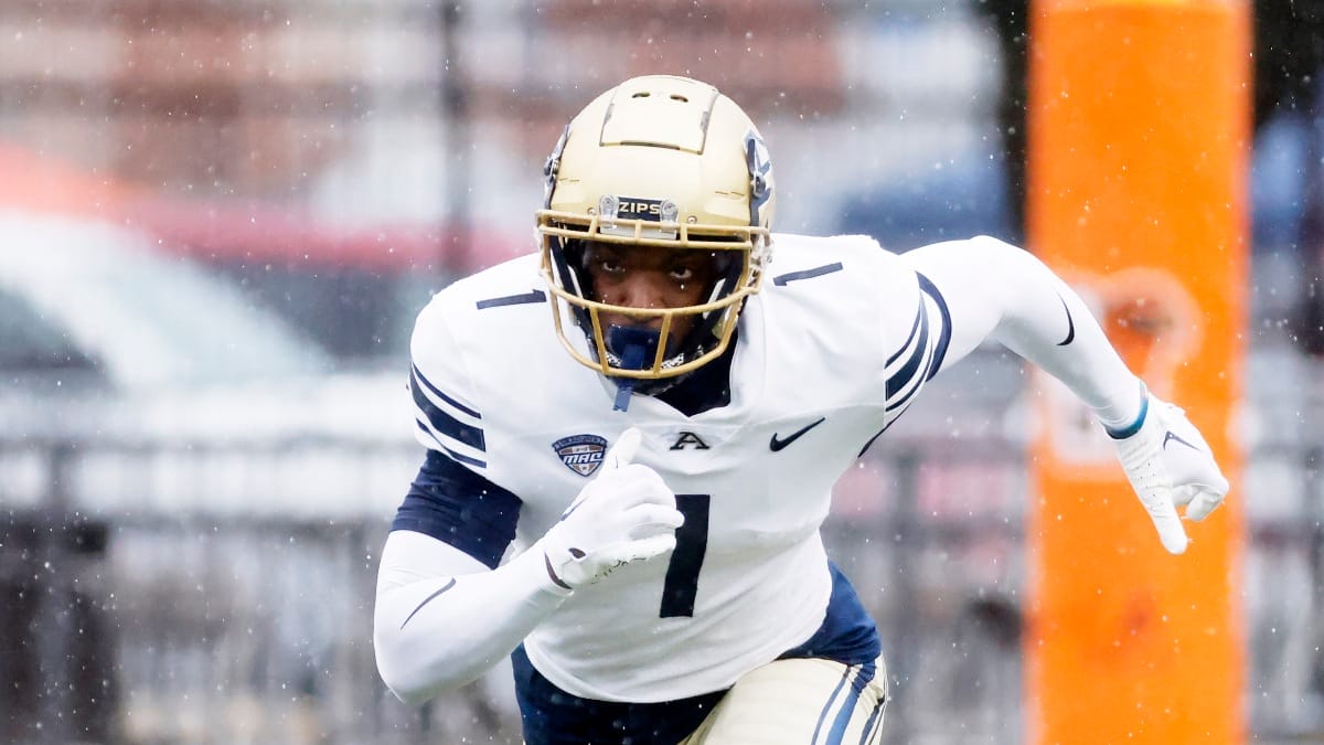 Akron wide receiver Daniel George